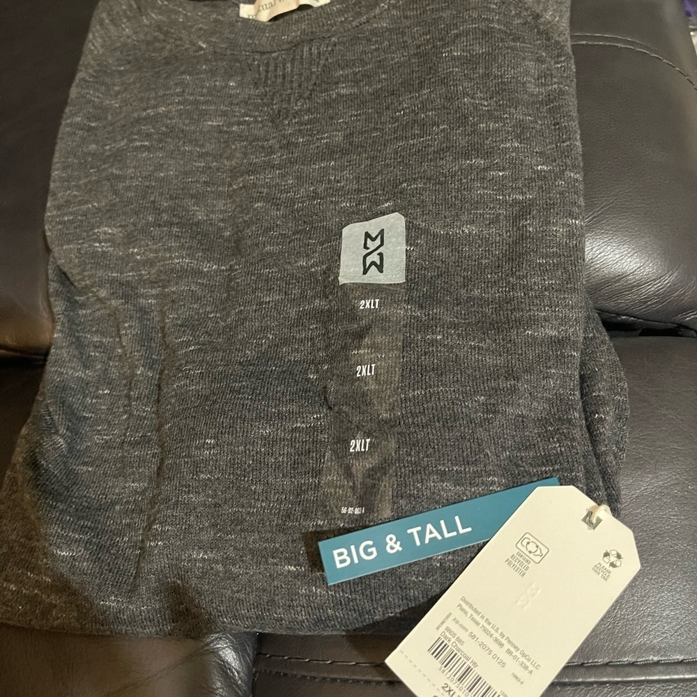 Mutual Wave Men's Gray Sweater 2XLT NWT negotiable